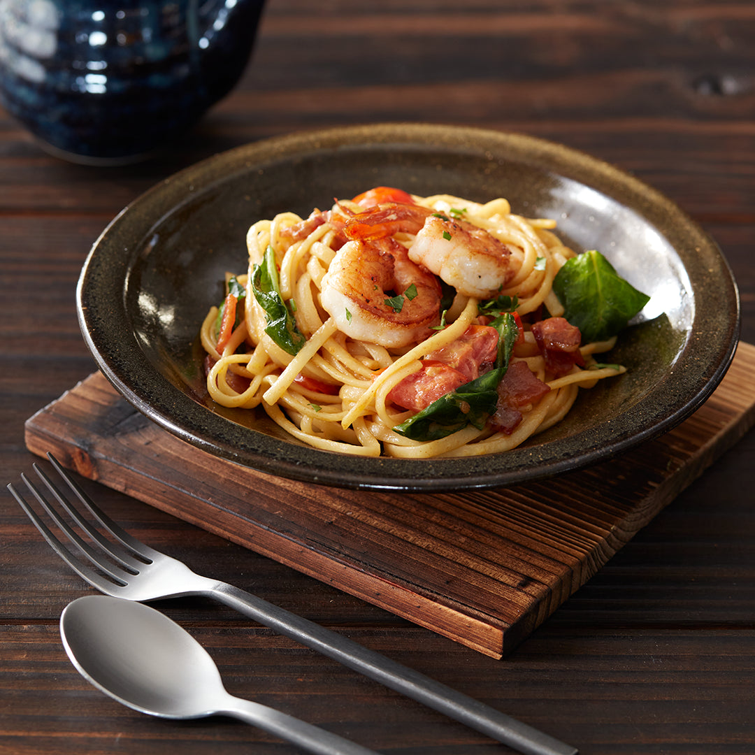 YELLOW SAUCE SHRIMP LINGUINE